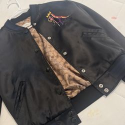 coach black jacket