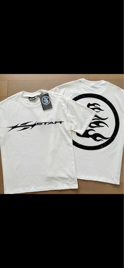 White and black hellstar shirt