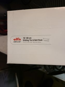 Elfa Gliding Tie And Belt Rack New