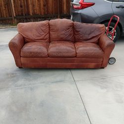 Leather Couch 