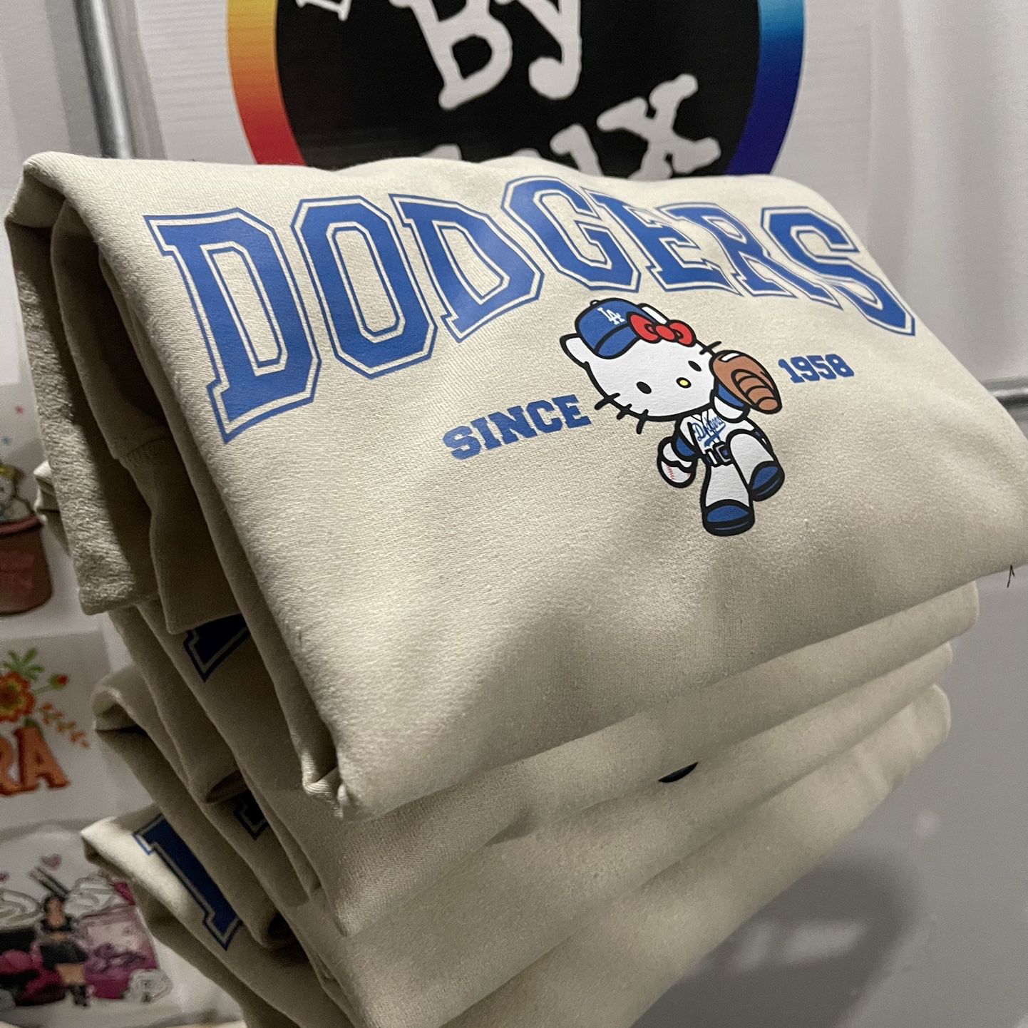 Hello Kitty Los Angeles Dodgers T-Shirt, hoodie, sweater, long