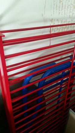 Rainbow Twin Over full Metal Bunk Bed