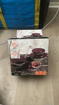MasterChef 10-Piece Glass Prep Bowl Set