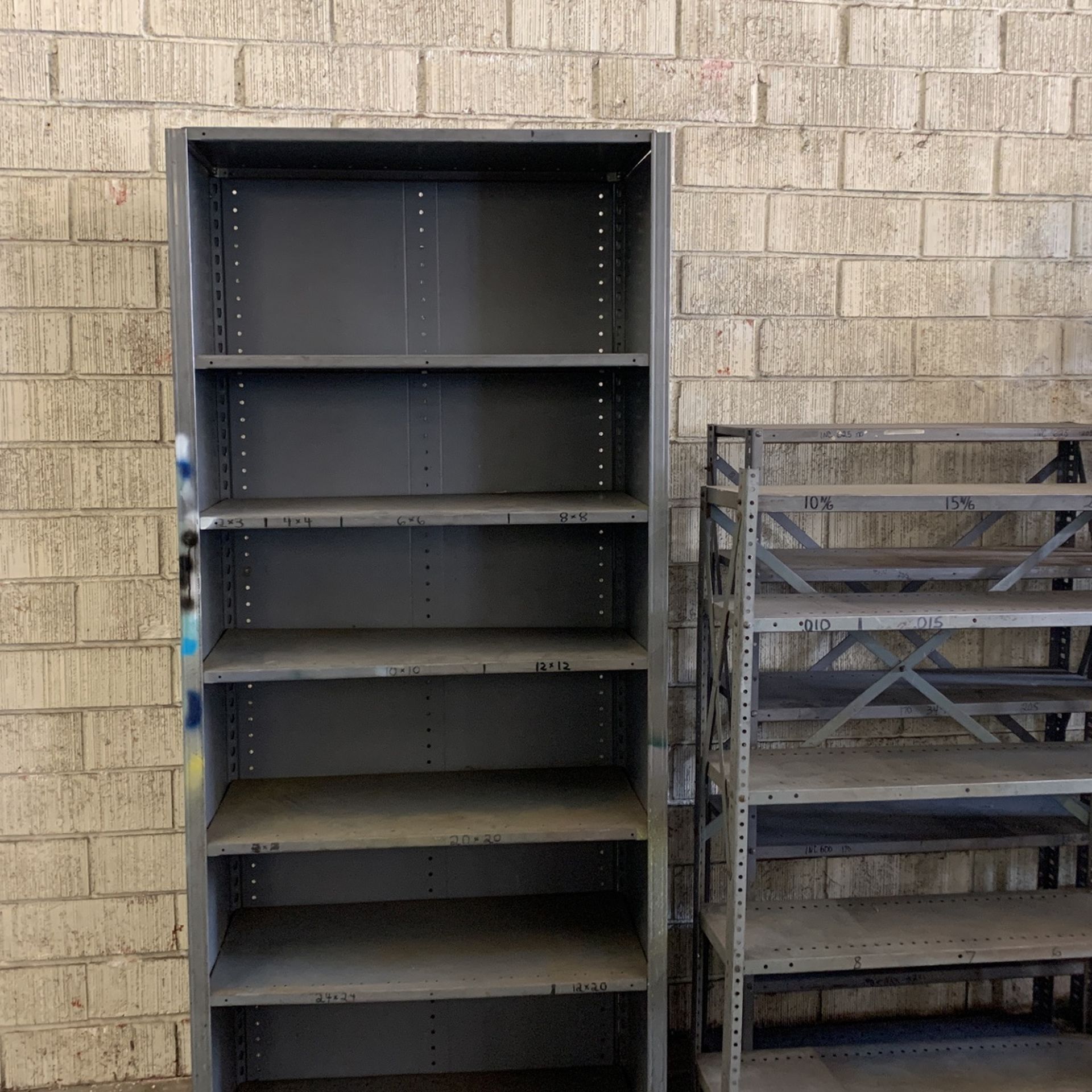 Metal Shelving And Tables