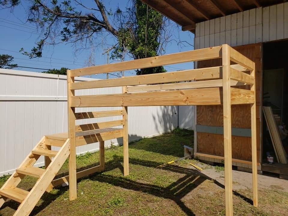 Twin size loft bed