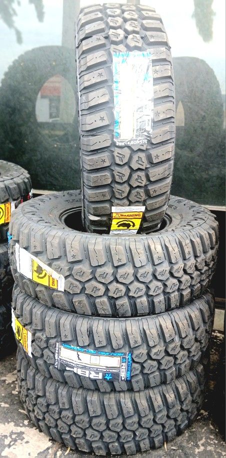 4 NEW RBP LT 35/1250/17 MUD TERRAIN TIRES 10 PLY $865 CASH TOTAL‼️ FREE INSTALLATION‼️