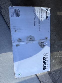 KOHLER Shop the Collection Desette Vibrant Brushed Nickel 1-handle Multifunction 6.47-in Round Bathtub and shower Fauc..