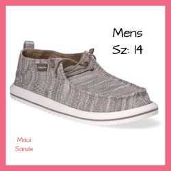 New Mens Maui Sands Slip-On Sz:14