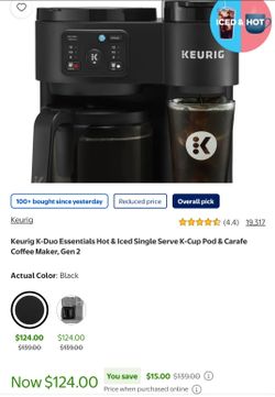 Keurig dual coffee maker
