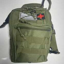 Emergency Shoulder Crossbody Bag With Gear