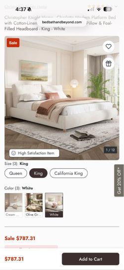 King size Bed Frame