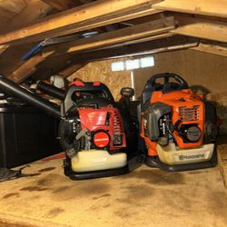 Husqvarna 150 Bt And Craftsman 42 CCs Backpack Blowers 