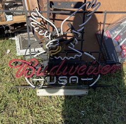 Budweiser USA Neon Light 