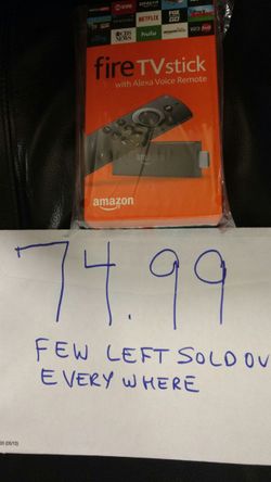 Brand new never opened Amazon Fire TV stick sold out everywhere