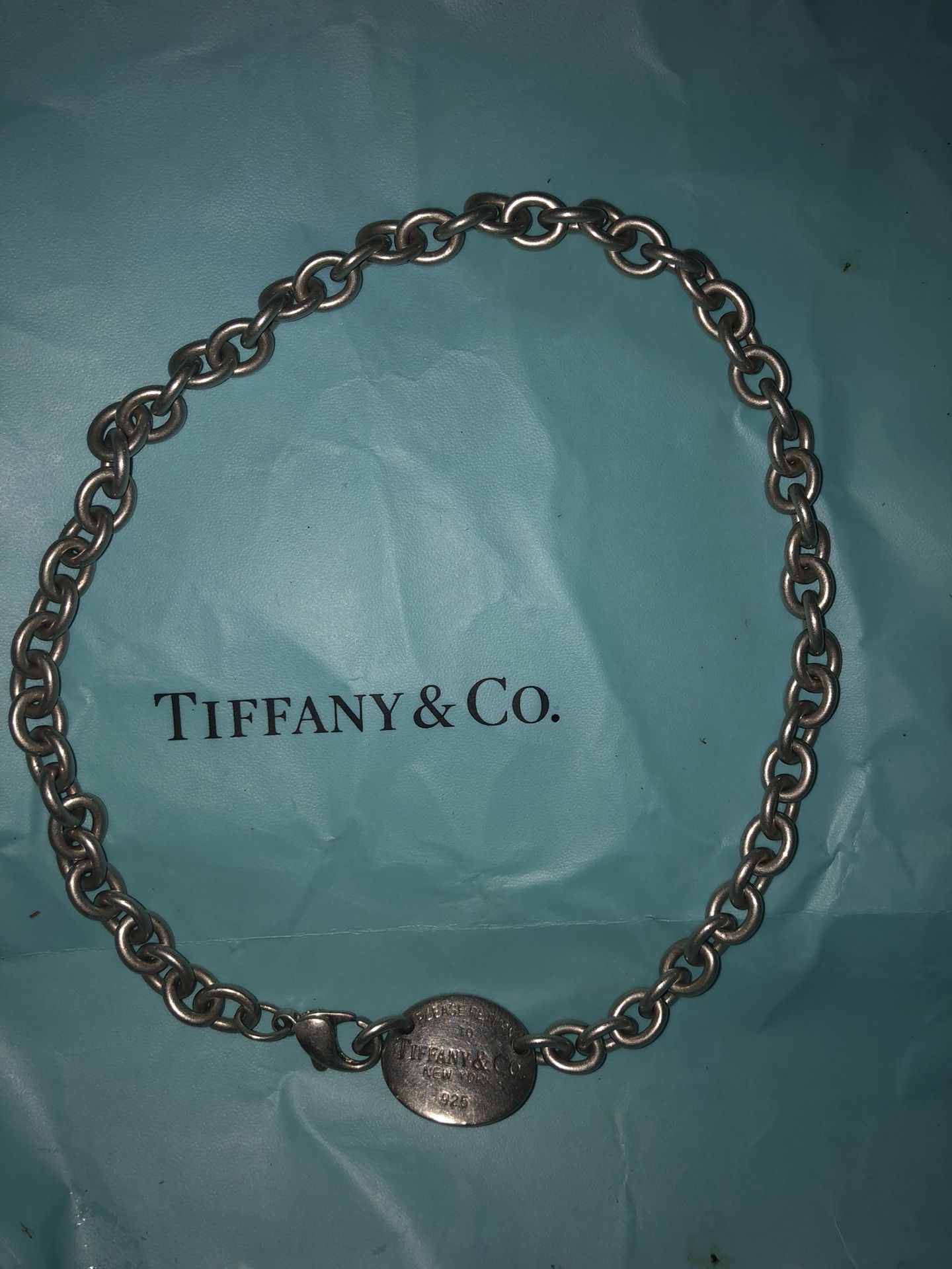Tiffany and co necklace 925