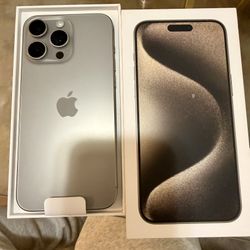 For Sales iPhone 15 Pro Max 256 Factory Unlock 