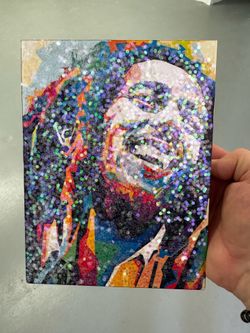 Bob Marley. Hand-Embellished Fine Art Prints – Artist Enhanced – One of a Kind ✨