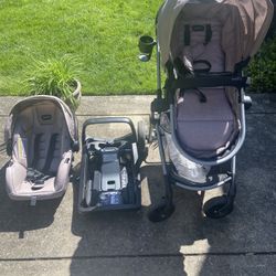 Practically New Evenflo Stroller/Car Seat