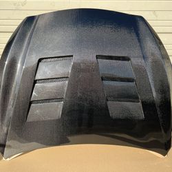 2014 - 2023 Infiniti Q50 VIS Racing Terminator Style Carbon Fiber Vented Hood  