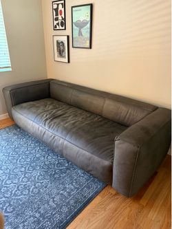 Joybird Jaxon Leather Sofa