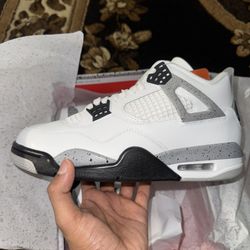 Jordan 4 White Cement 
