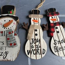 Snow Man Decor 