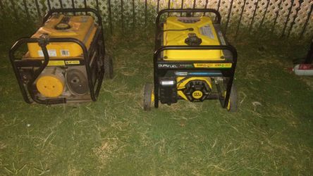Dual Fuel Portable Generator 5300W 224cc and A Firman 4450/3650W generator