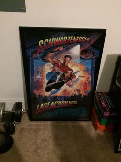 Movie posters (3) framed