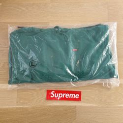 Supreme Small Box Hoodie Evergreen Large FW24