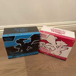 Pokémon Center Elite Trainer Box Black Bolt and White Flare