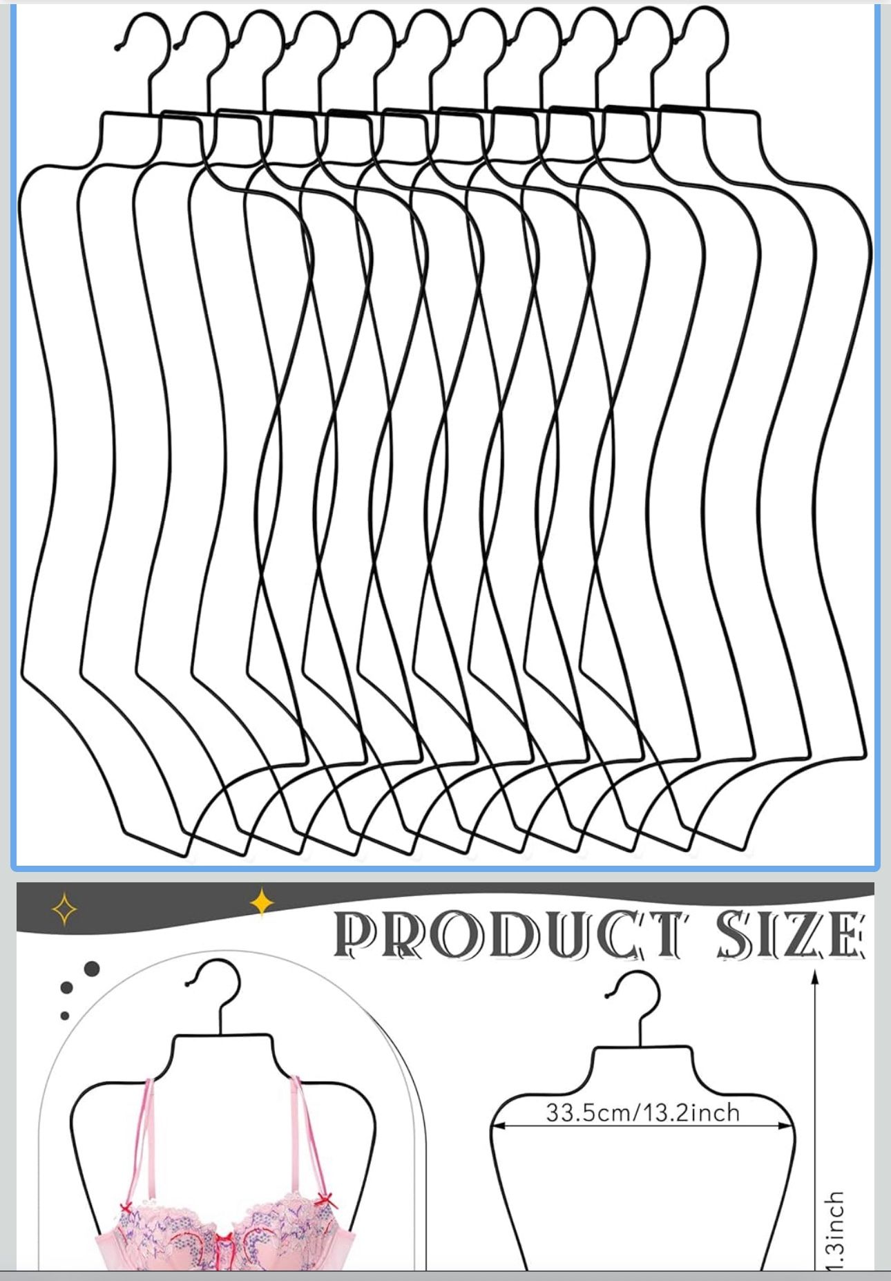 10 New Display Clothes Hangers