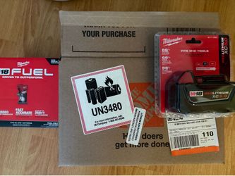 New sealed Milwaukee m18 dc5.0 battery.