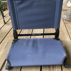 Bleacher Seats & Stadium Chair- Navy Blue 