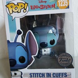 Funko Pop Disney Stitch In Cuffs Exclusive 