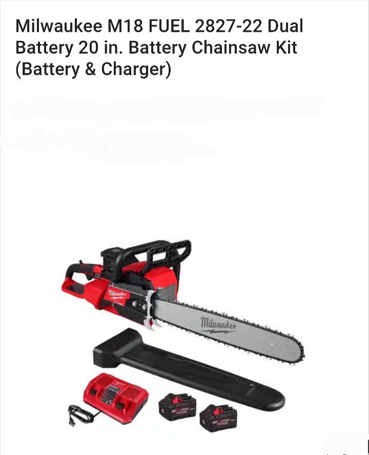 Milwaukee Dual Battery Chainsaw
