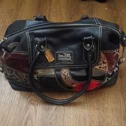Vintage Coach Patchwork Purse