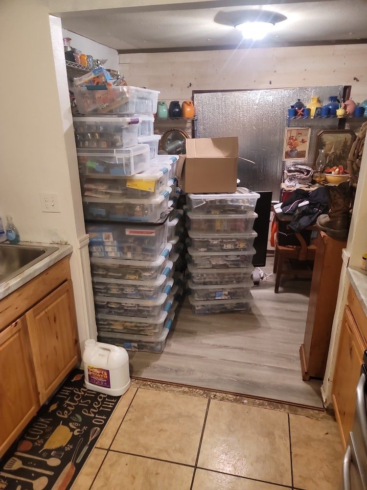 hotwheels and other die-cast cars and trucks