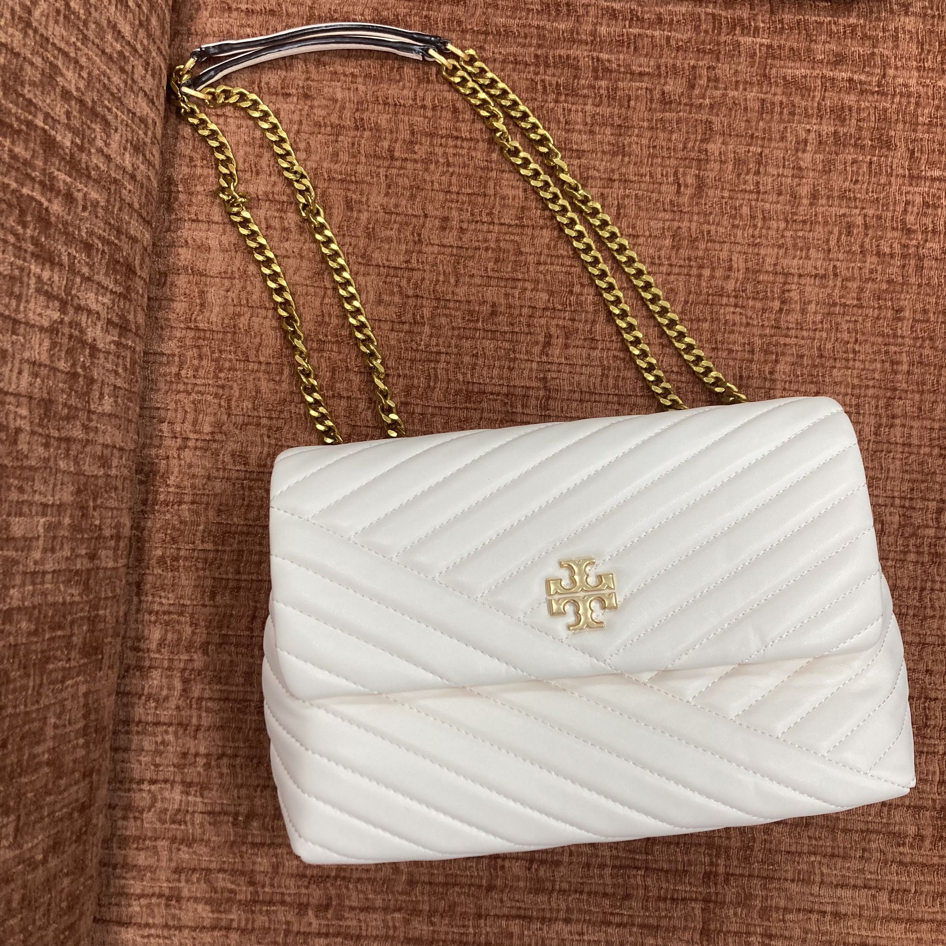 Tory Burch White Chain Bag