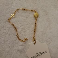 Virgen Mary Delicate Rosary Bracelet 