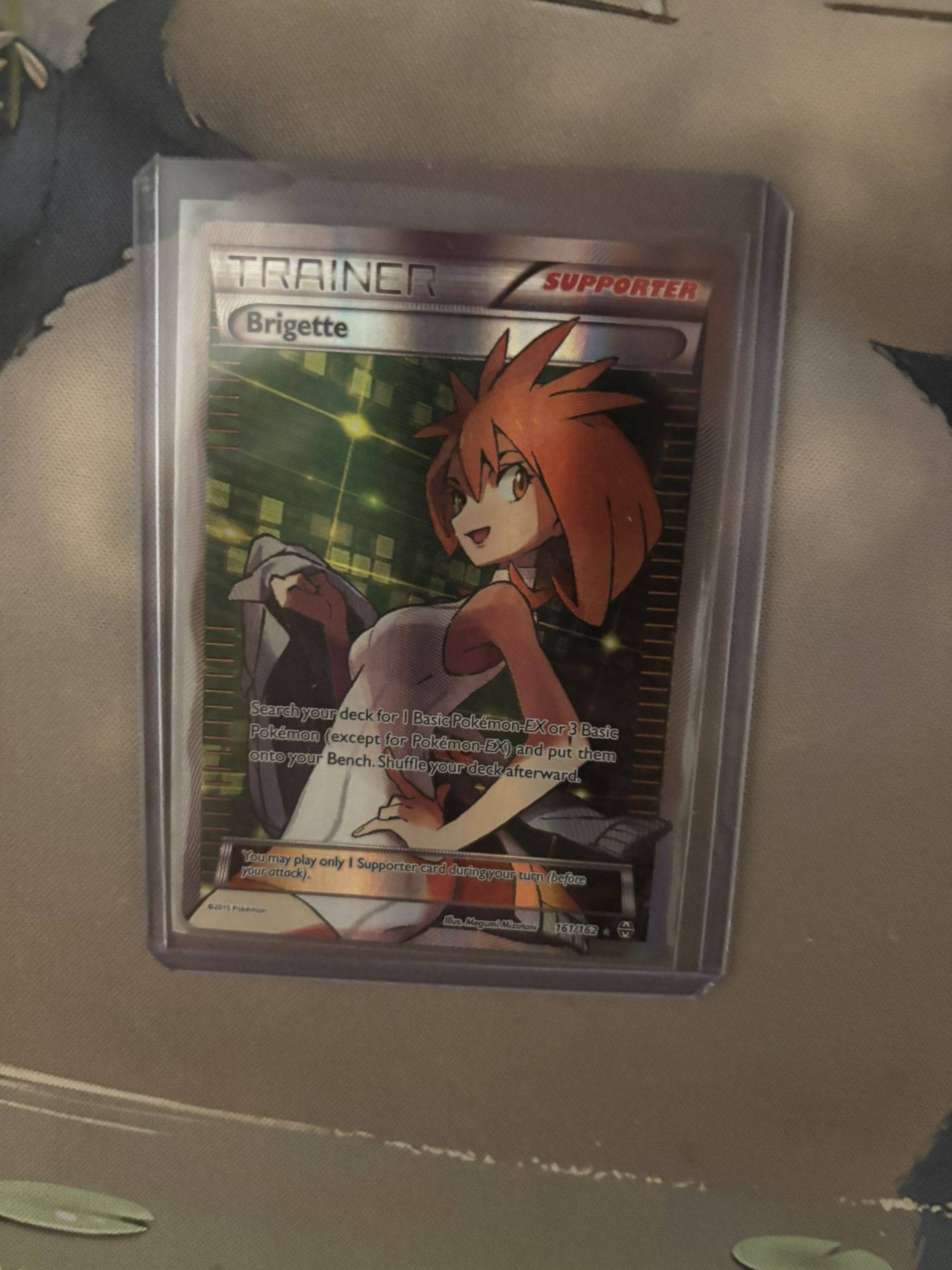 Pokémon TCG Brigette (Full Art) 161/162 Breakthrough Holo