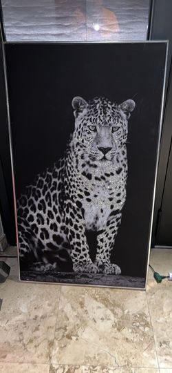 Jaguar with Rhinestones Wall Decor