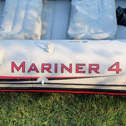 Intex Mariner 4 Inflatable Boat With Motor 