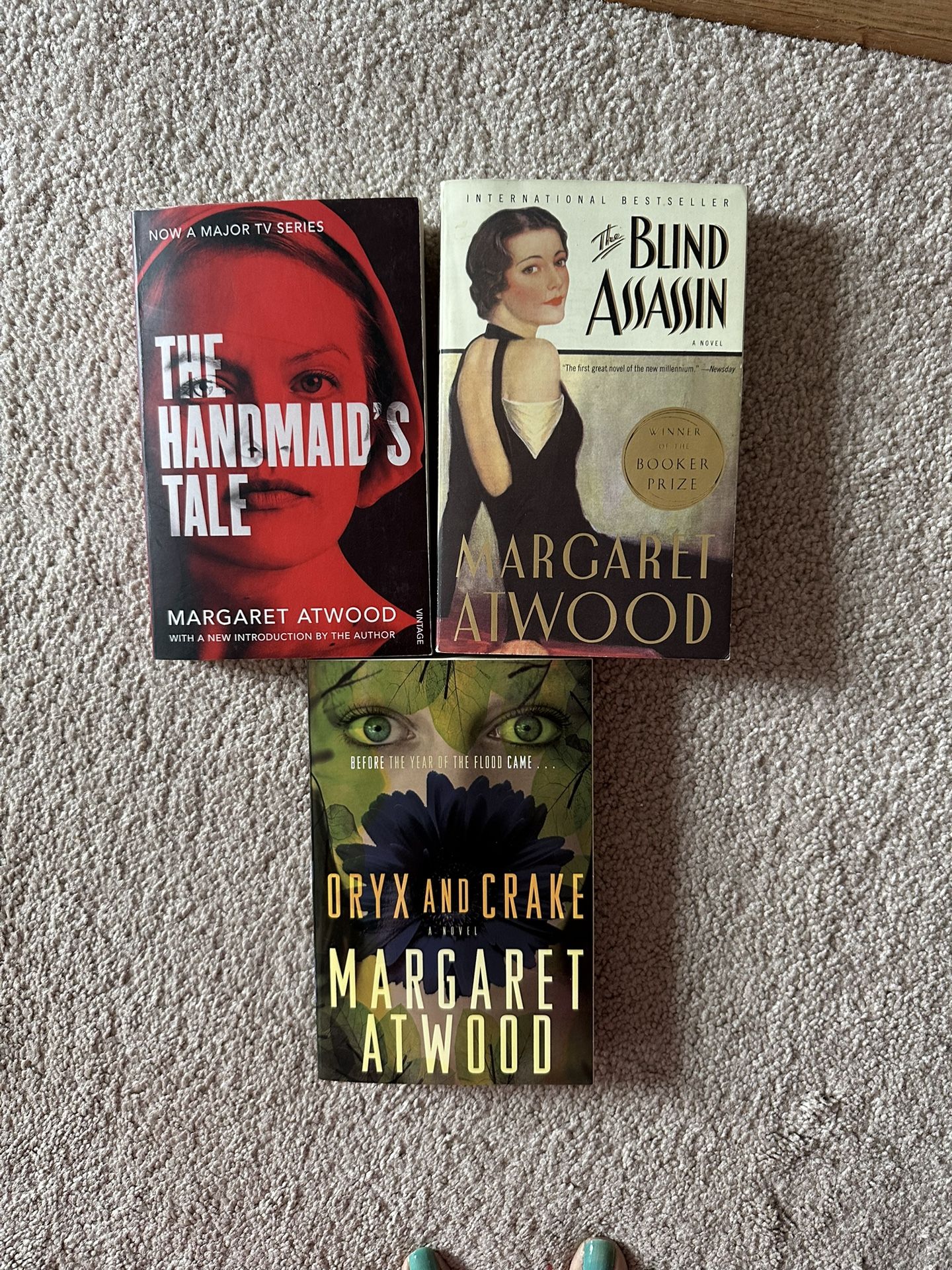Margaret Atwood Lot of 3 PBs. The Handmaid’s Tale. The Blind Assassin + 1 (VG)