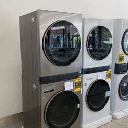 LG Tower Front Load Washer And Dryer Stackable 