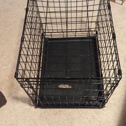 Really Nice Black Metal Dog Cage Make Offer