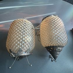 Vintage Glass Lantern