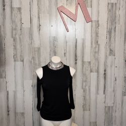 Moa moa black blouse size medium