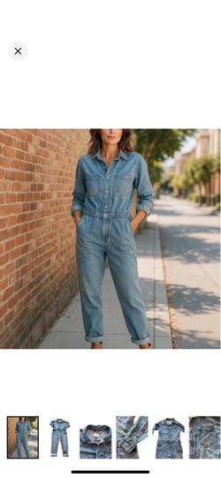Universal Thread Utility Romper Jumpsuit Y2K Retro Denim Cotton Women’s Size 6