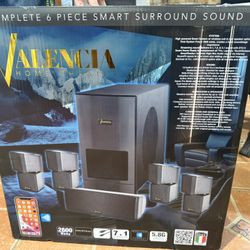 Valencia Home Theater 6 Piece , Smart, Surround Sound