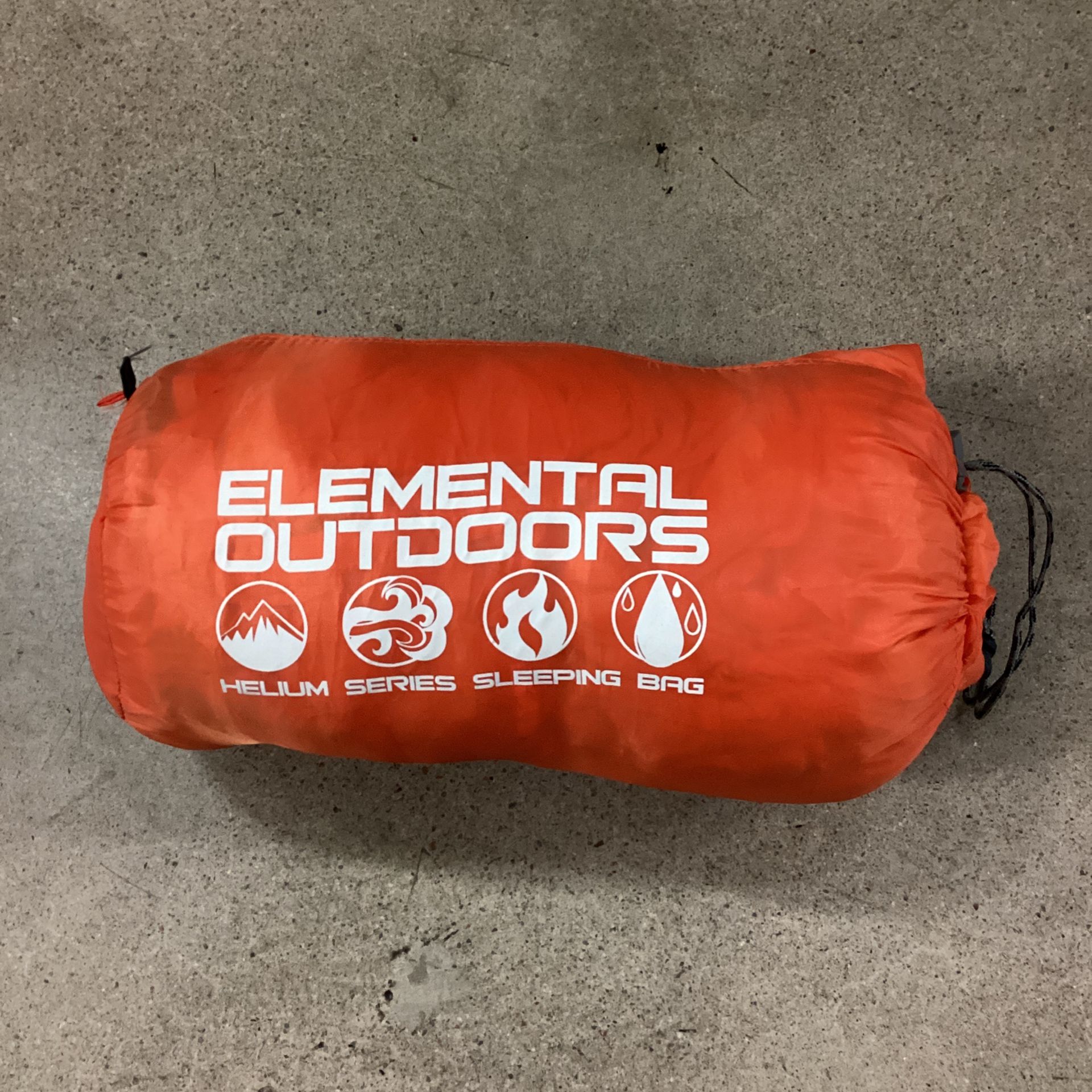 Used Elemental Outdoors Helium Series 50+ Degrees Sleeping Bag SKU37327-3